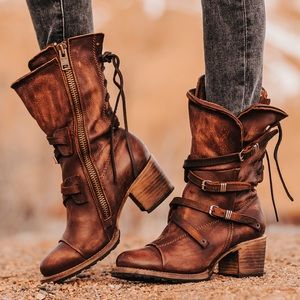 Freebird Boots “Cora” in Brown, Size 7
